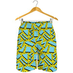 Retro Funky Pattern Print Men's Shorts