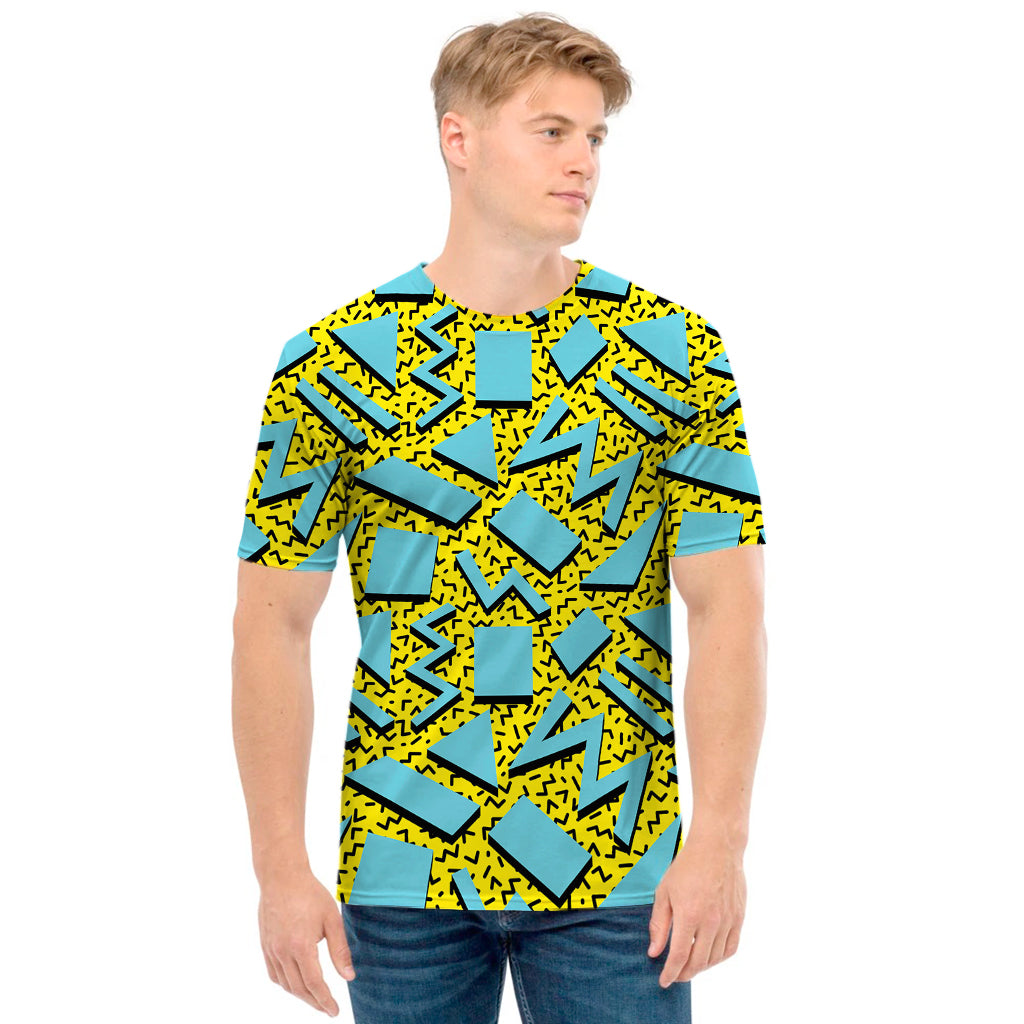 Retro Funky Pattern Print Men's T-Shirt