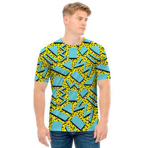 Retro Funky Pattern Print Men's T-Shirt