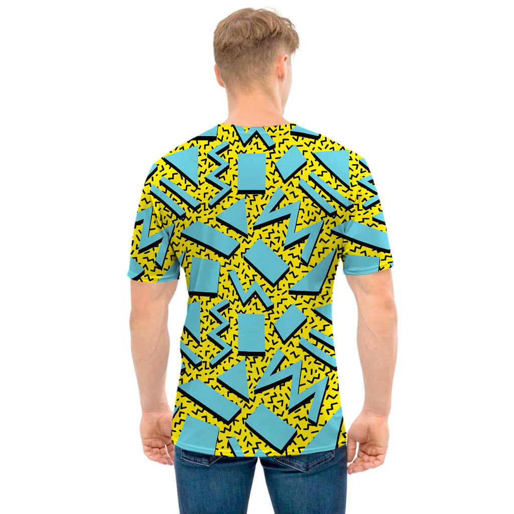 Retro Funky Pattern Print Men's T-Shirt