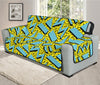 Retro Funky Pattern Print Oversized Sofa Protector