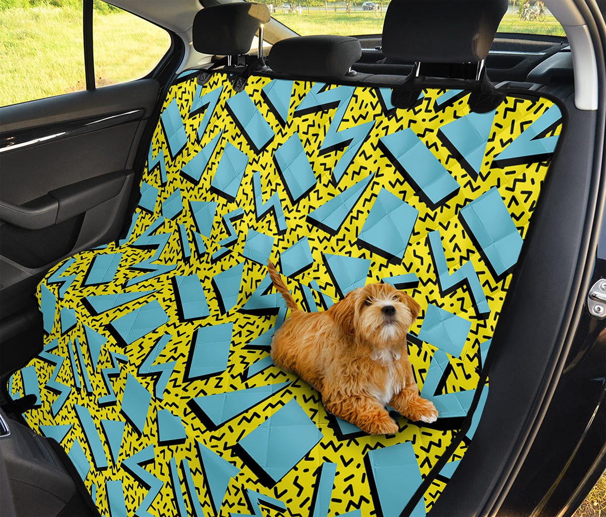 Retro Funky Pattern Print Pet Car Back Seat Cover