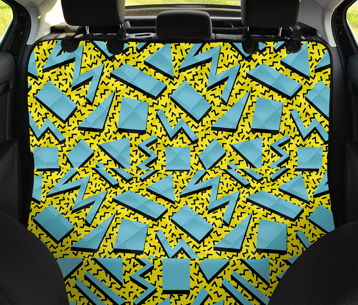 Retro Funky Pattern Print Pet Car Back Seat Cover