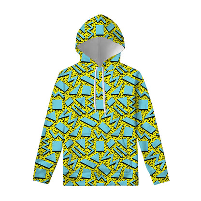 Retro Funky Pattern Print Pullover Hoodie