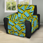 Retro Funky Pattern Print Recliner Protector