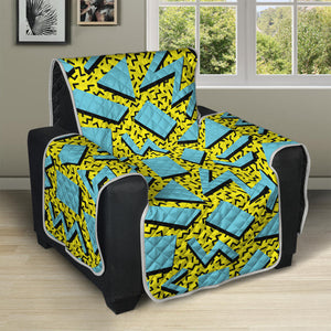 Retro Funky Pattern Print Recliner Protector