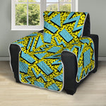 Retro Funky Pattern Print Recliner Protector