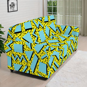 Retro Funky Pattern Print Sofa Cover