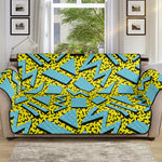 Retro Funky Pattern Print Sofa Protector