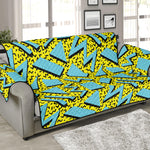 Retro Funky Pattern Print Sofa Protector