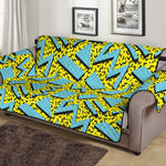 Retro Funky Pattern Print Sofa Protector