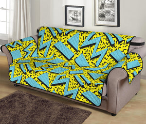 Retro Funky Pattern Print Sofa Protector