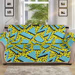 Retro Funky Pattern Print Sofa Protector