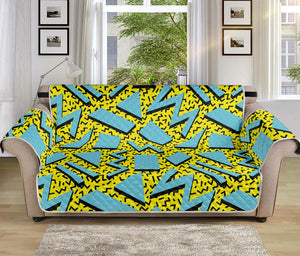 Retro Funky Pattern Print Sofa Protector