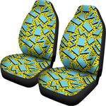 Retro Funky Pattern Print Universal Fit Car Seat Covers