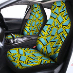 Retro Funky Pattern Print Universal Fit Car Seat Covers