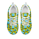 Retro Funky Pattern Print White Sneakers