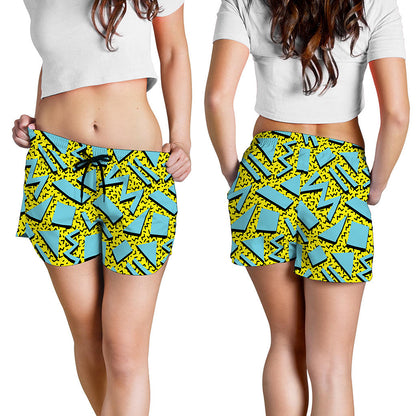 Retro Funky Pattern Print Women's Shorts