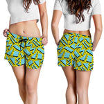 Retro Funky Pattern Print Women's Shorts