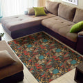 Retro Graffiti Pattern Print Floor Mat