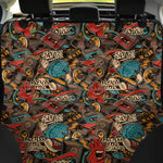 Retro Graffiti Pattern Print Pet Car Back Seat Cover