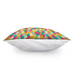 Retro Harlequin Pattern Print Pillow Cover