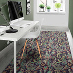 Retro Indian Paisley Pattern Print Area Rug