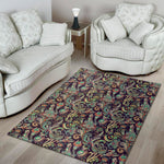Retro Indian Paisley Pattern Print Area Rug