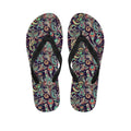 Retro Indian Paisley Pattern Print Flip Flops