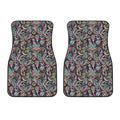 Retro Indian Paisley Pattern Print Front Car Floor Mats