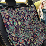 Retro Indian Paisley Pattern Print Pet Car Back Seat Cover