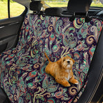 Retro Indian Paisley Pattern Print Pet Car Back Seat Cover