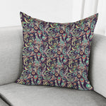 Retro Indian Paisley Pattern Print Pillow Cover