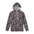 Retro Indian Paisley Pattern Print Pullover Hoodie