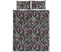 Retro Indian Paisley Pattern Print Quilt Bed Set