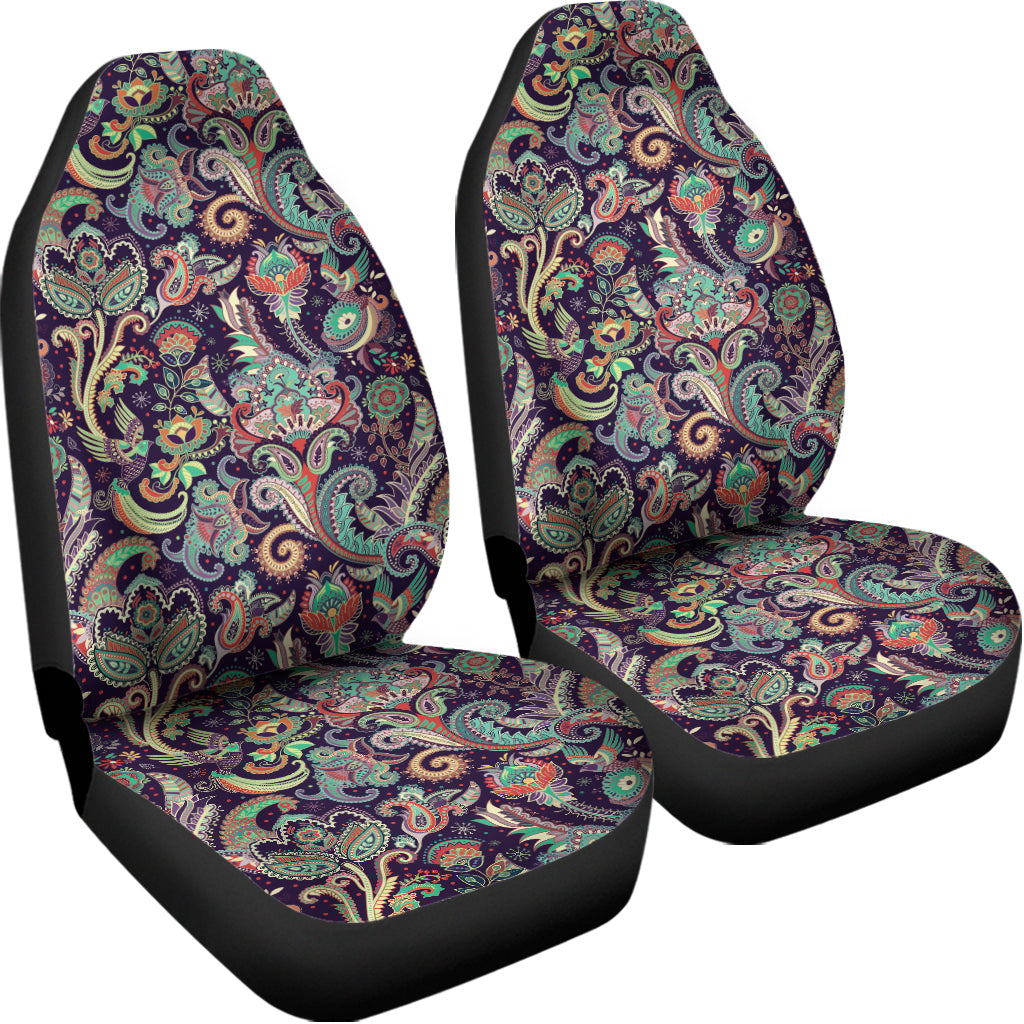 Retro Indian Paisley Pattern Print Universal Fit Car Seat Covers