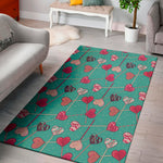 Retro Lollipop Pattern Print Area Rug