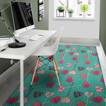 Retro Lollipop Pattern Print Area Rug