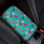 Retro Lollipop Pattern Print Car Center Console Cover
