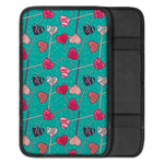 Retro Lollipop Pattern Print Car Center Console Cover
