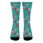 Retro Lollipop Pattern Print Crew Socks