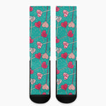 Retro Lollipop Pattern Print Crew Socks
