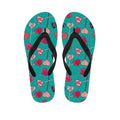 Retro Lollipop Pattern Print Flip Flops