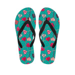 Retro Lollipop Pattern Print Flip Flops