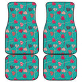 Retro Lollipop Pattern Print Front and Back Car Floor Mats