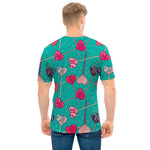 Retro Lollipop Pattern Print Men's T-Shirt