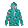 Retro Lollipop Pattern Print Pullover Hoodie