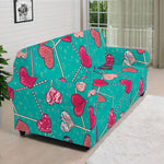 Retro Lollipop Pattern Print Sofa Cover
