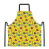 Retro Lollipop Print Apron