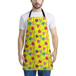 Retro Lollipop Print Apron